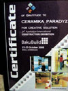 Nagroda za stoisko wystawowe BakuBuid 2008